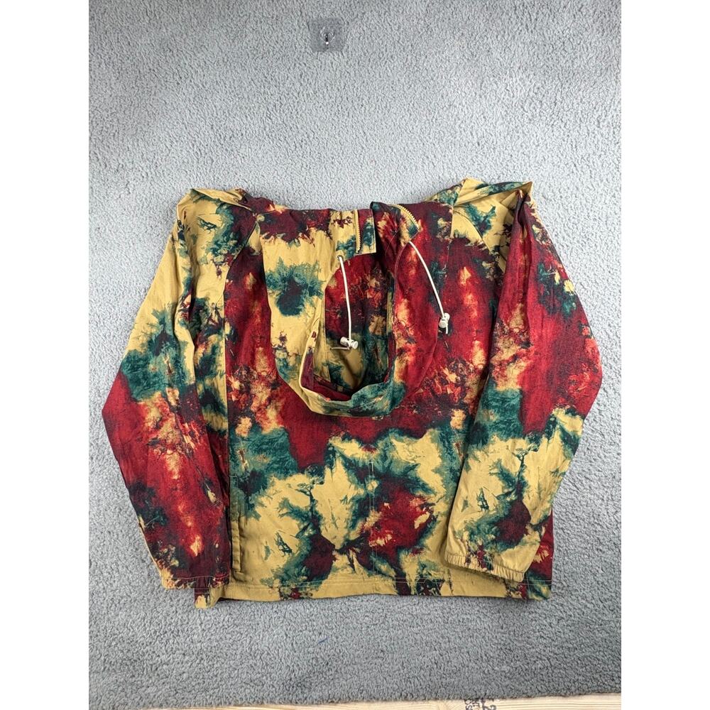 The North Face Printed Pullover Hoodie Men Large Multicolor Tie-Dye Long Sleeves - Picture 2 of 7